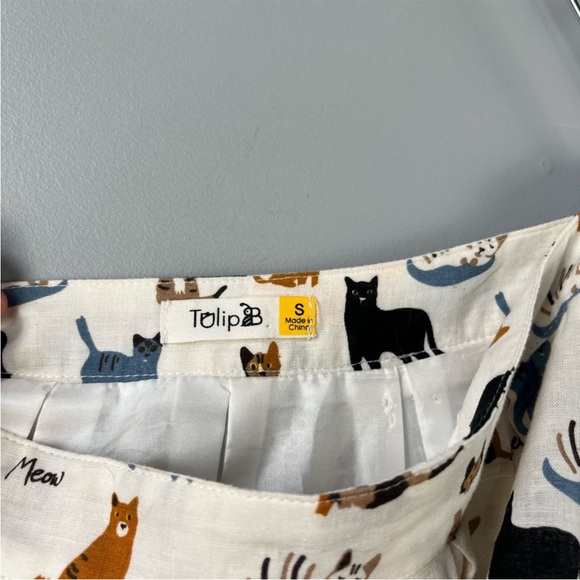 Tulip B Cat Pattern Skirt - Picture 10 of 10
